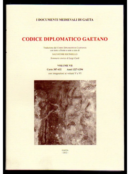 Codice diplomatico Gaetano 10 volumi collana completa